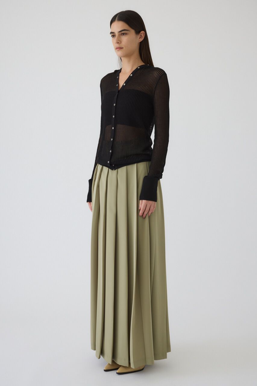 RIM.ARK 「Sheer ribbed hoodie」|ニット・セーター|