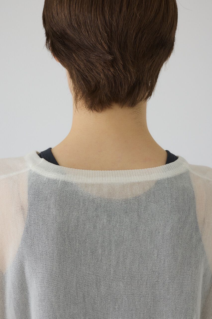 RIM.ARK 「Sheer dolman knit tops」|ニット・セーター|