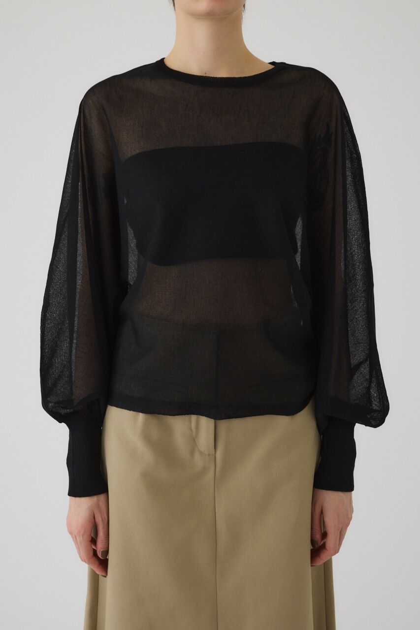 RIM.ARK 「Sheer dolman knit tops」|ニット・セーター|