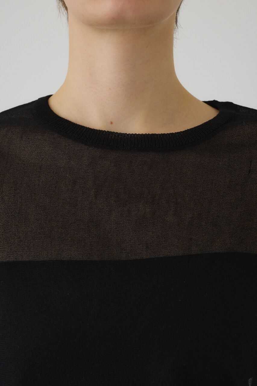RIM.ARK 「Sheer dolman knit tops」|ニット・セーター|