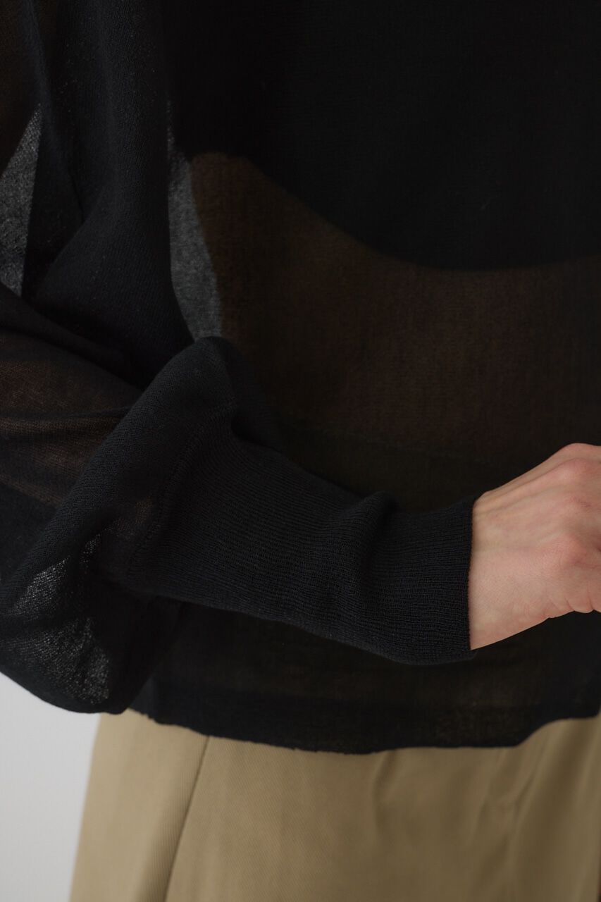 RIM.ARK 「Sheer dolman knit tops」|ニット・セーター|