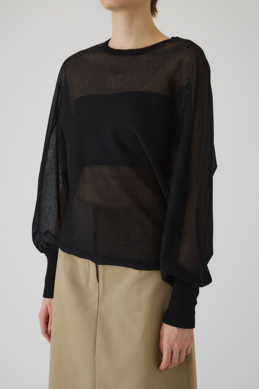 RIM.ARK 「Sheer dolman knit tops」|ニット・セーター|