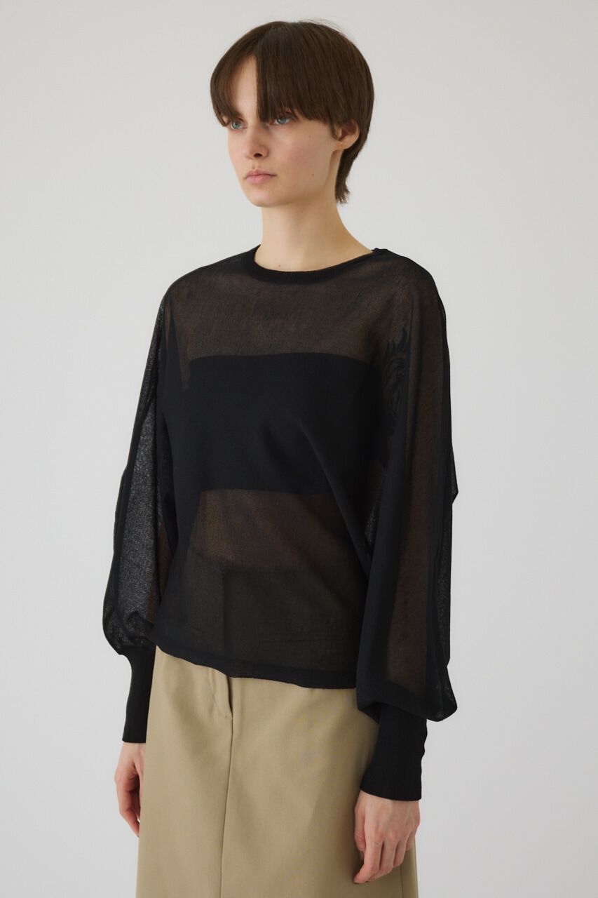 RIM.ARK 「Sheer dolman knit tops」|ニット・セーター|
