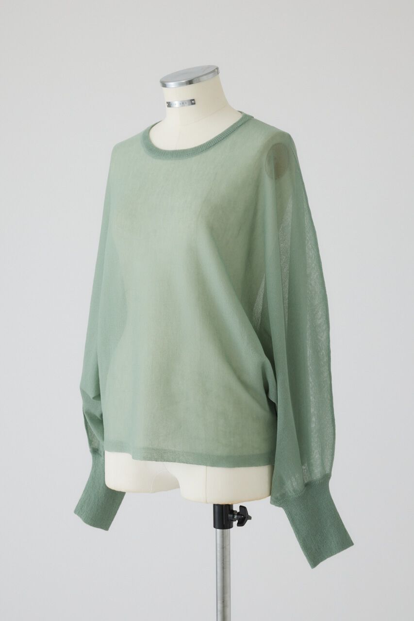 RIM.ARK 「Sheer dolman knit tops」|ニット・セーター|