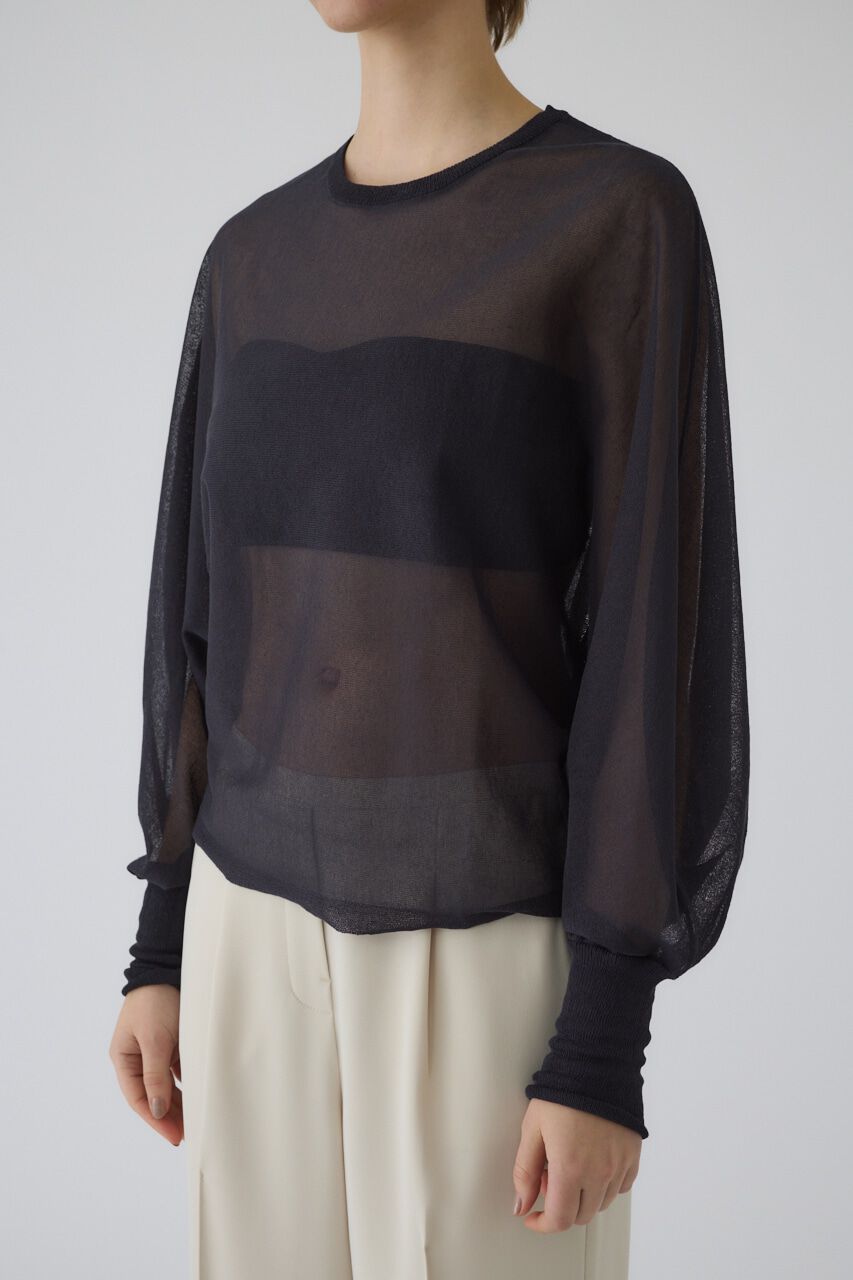 RIM.ARK 「Sheer dolman knit tops」|ニット・セーター|