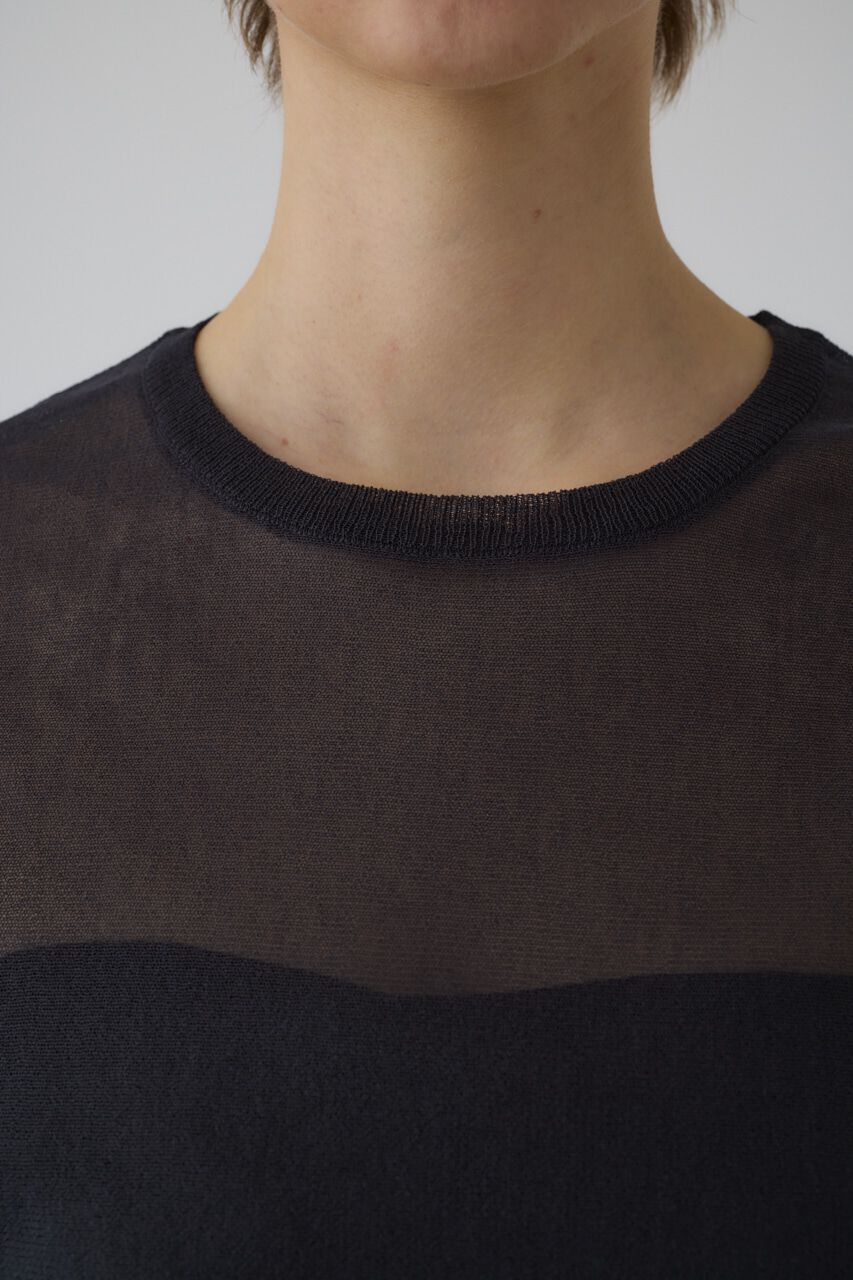 RIM.ARK 「Sheer dolman knit tops」|ニット・セーター|