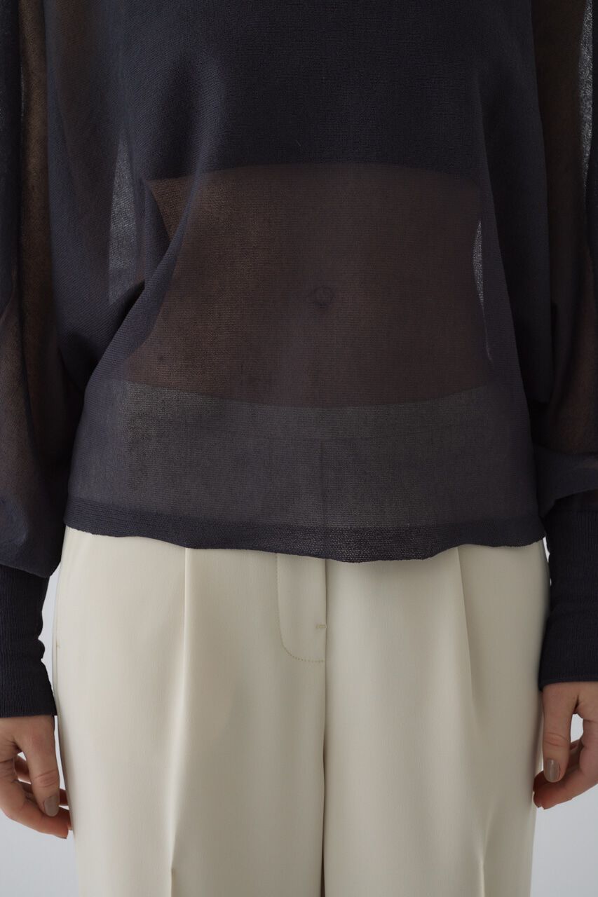 RIM.ARK 「Sheer dolman knit tops」|ニット・セーター|
