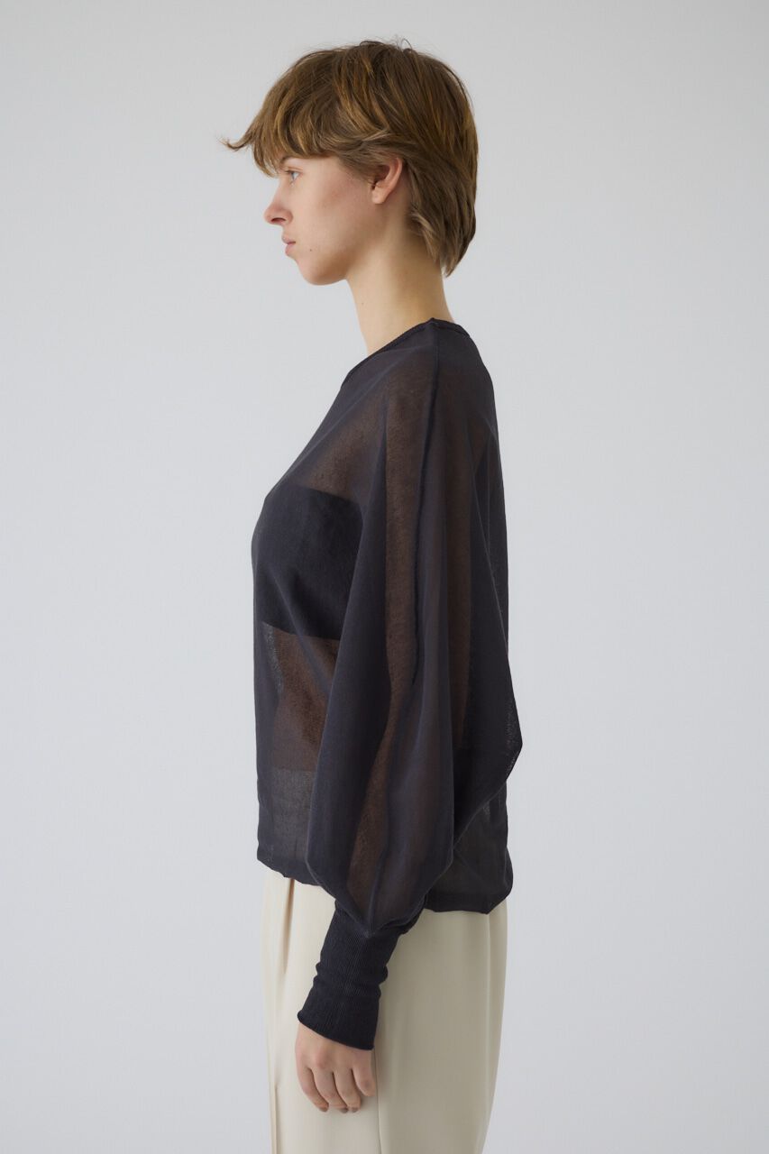 RIM.ARK 「Sheer dolman knit tops」|ニット・セーター|