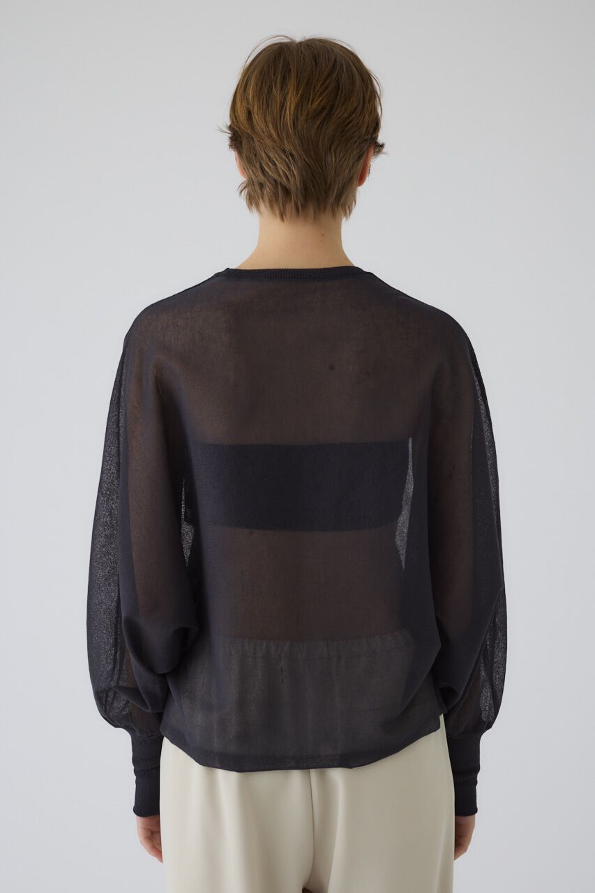 RIM.ARK 「Sheer dolman knit tops」|ニット・セーター|