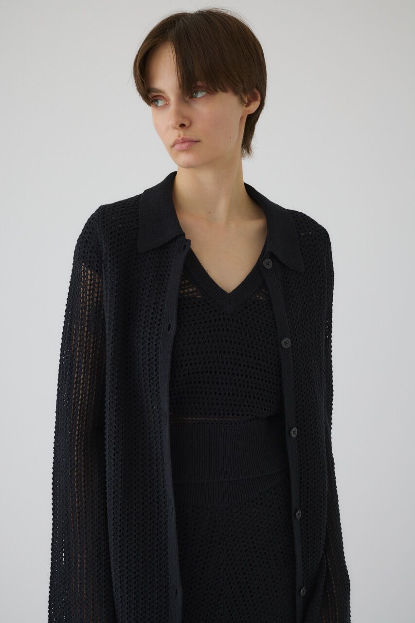 RIM.ARK 「Summer knit long CD」|カーディガン|