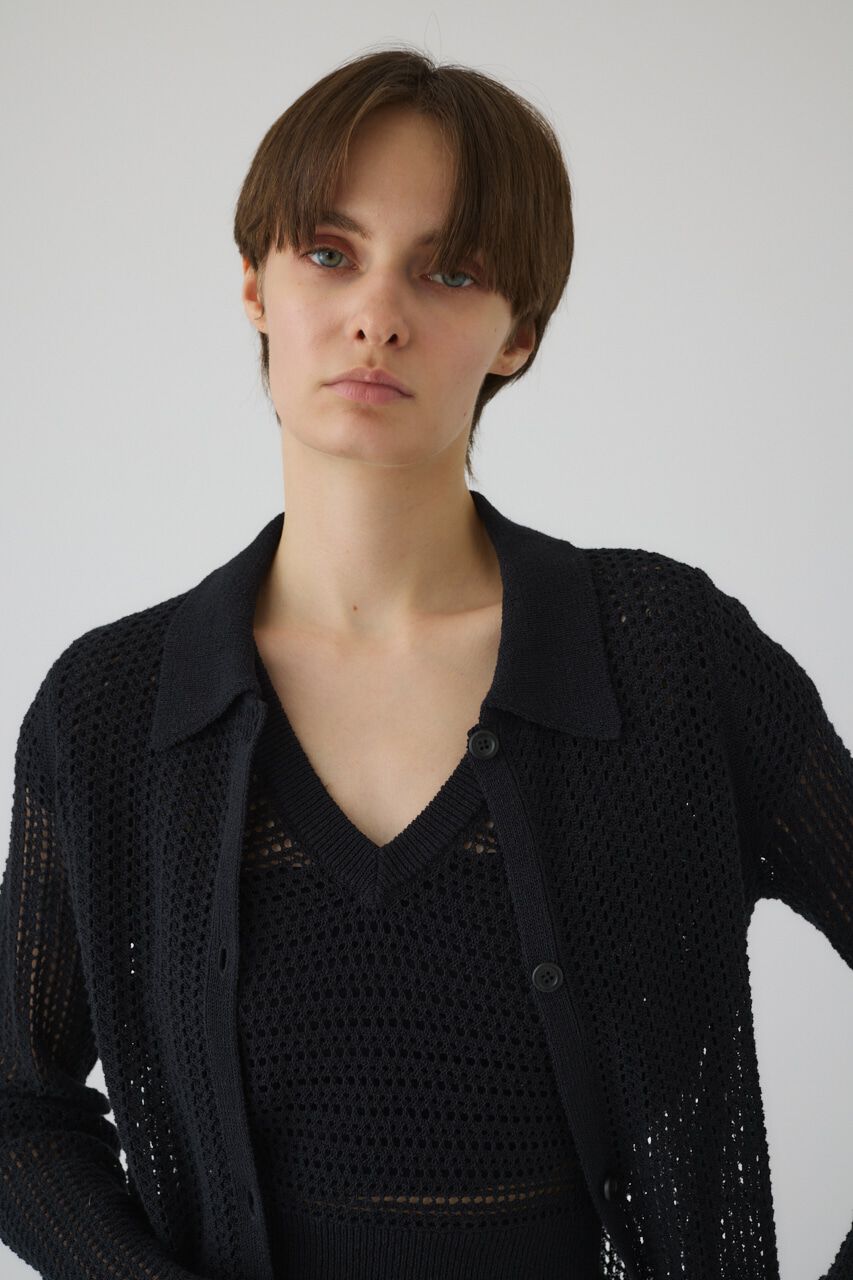 RIM.ARK 「Summer knit long CD」|カーディガン|