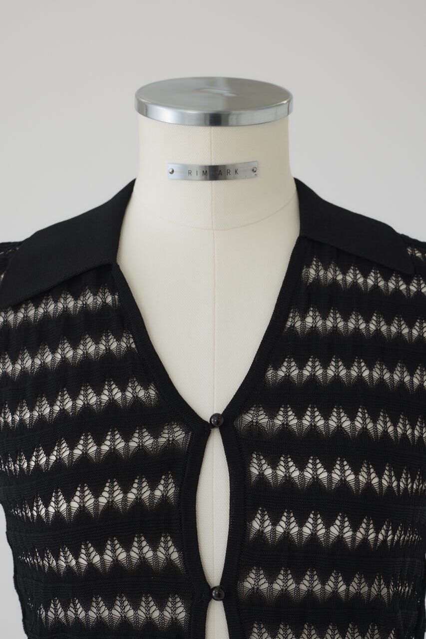 RIM.ARK 「Crochet collar knit tops」|ニット・セーター|