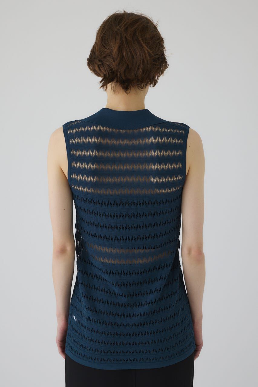 RIM.ARK 「Crochet collar knit tops」|ニット・セーター|