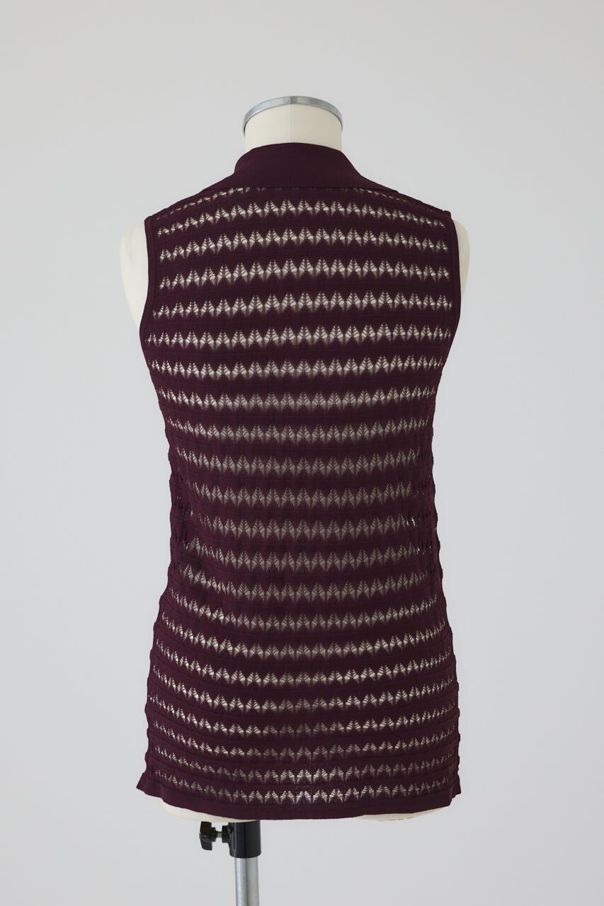 RIM.ARK 「Crochet collar knit tops」|ニット・セーター|