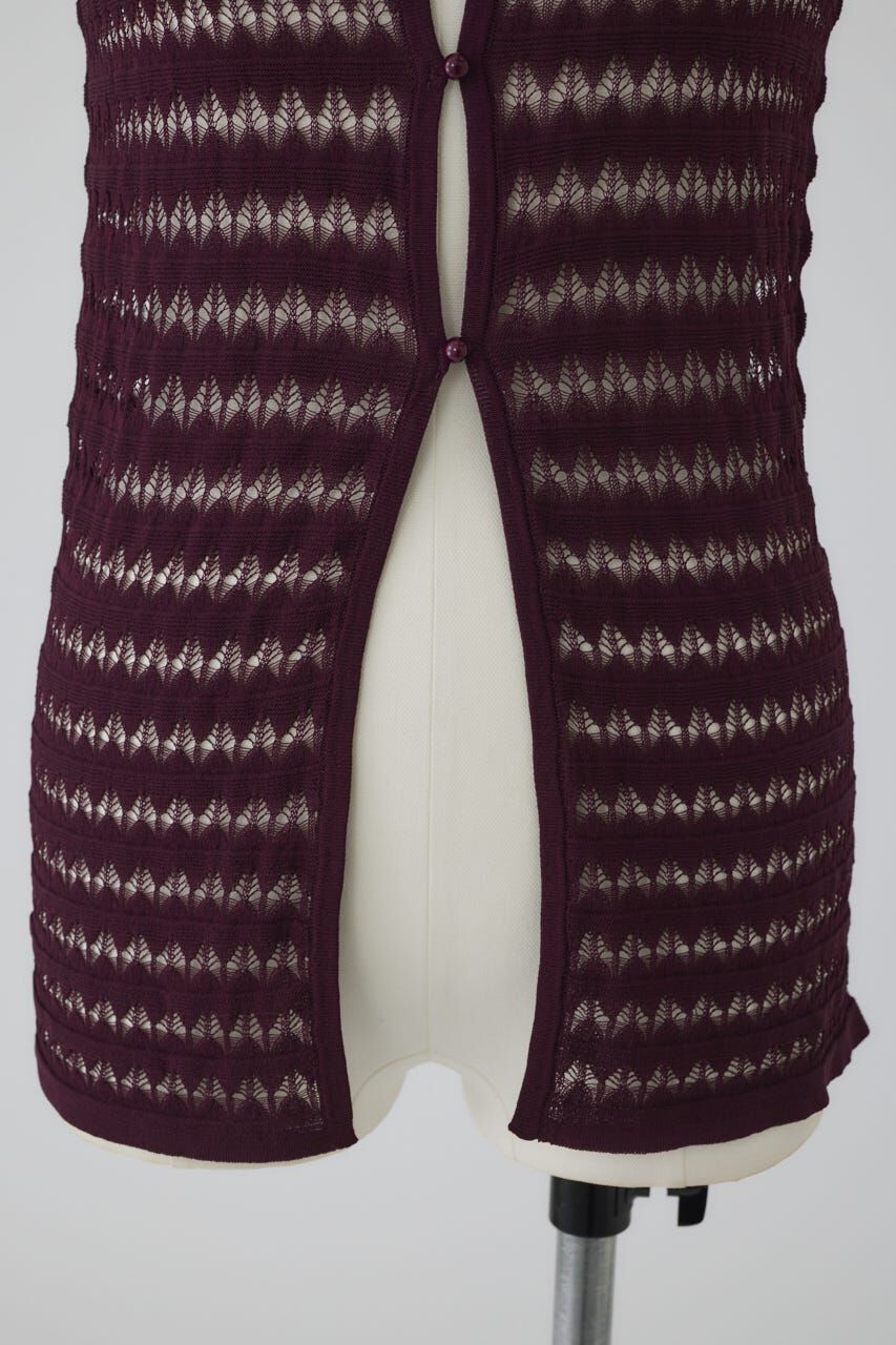 RIM.ARK 「Crochet collar knit tops」|ニット・セーター|