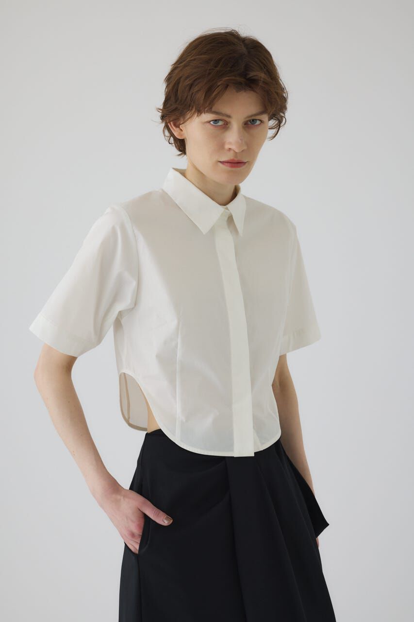 RIM.ARK 「Round hem short SH」|シャツ・ブラウス|