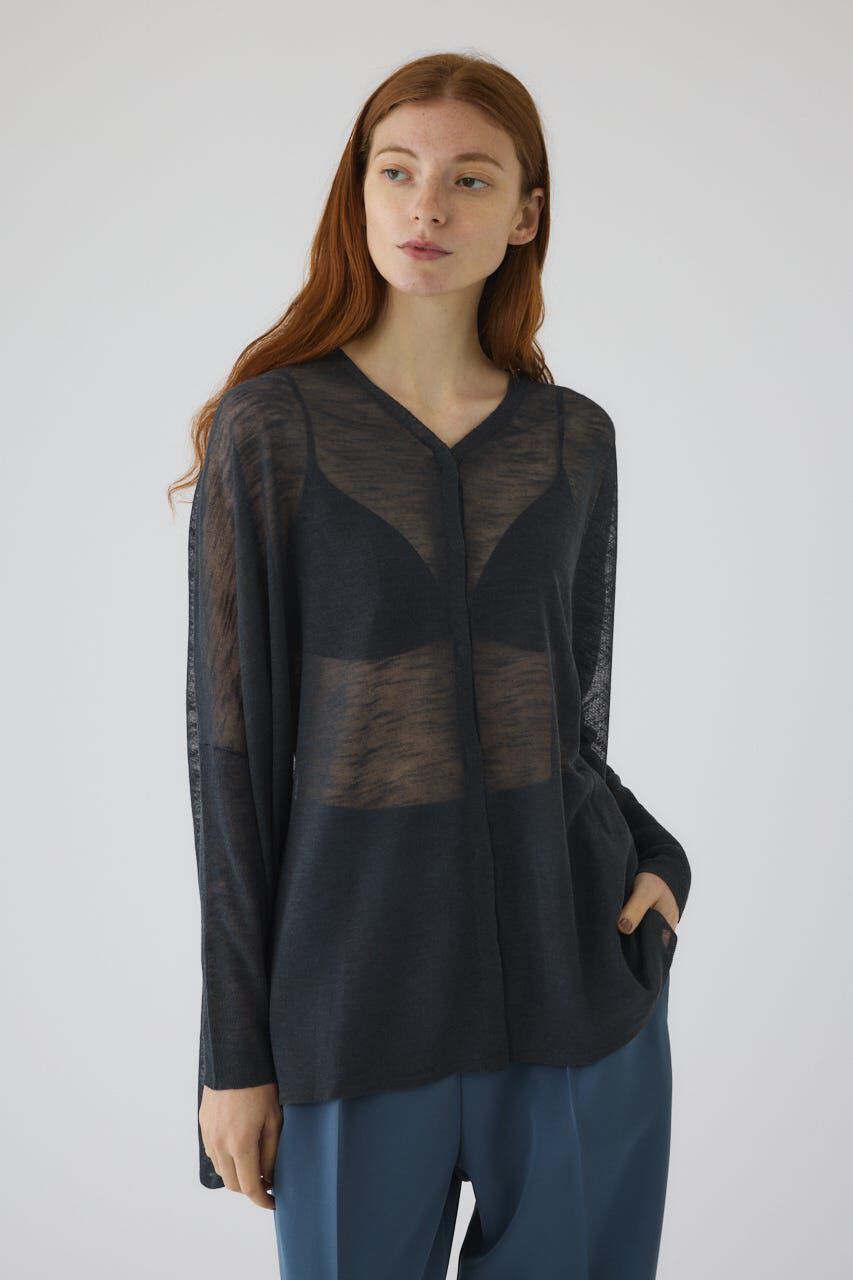 RIM.ARK 「Dry touch summer knit C/D」|カーディガン|