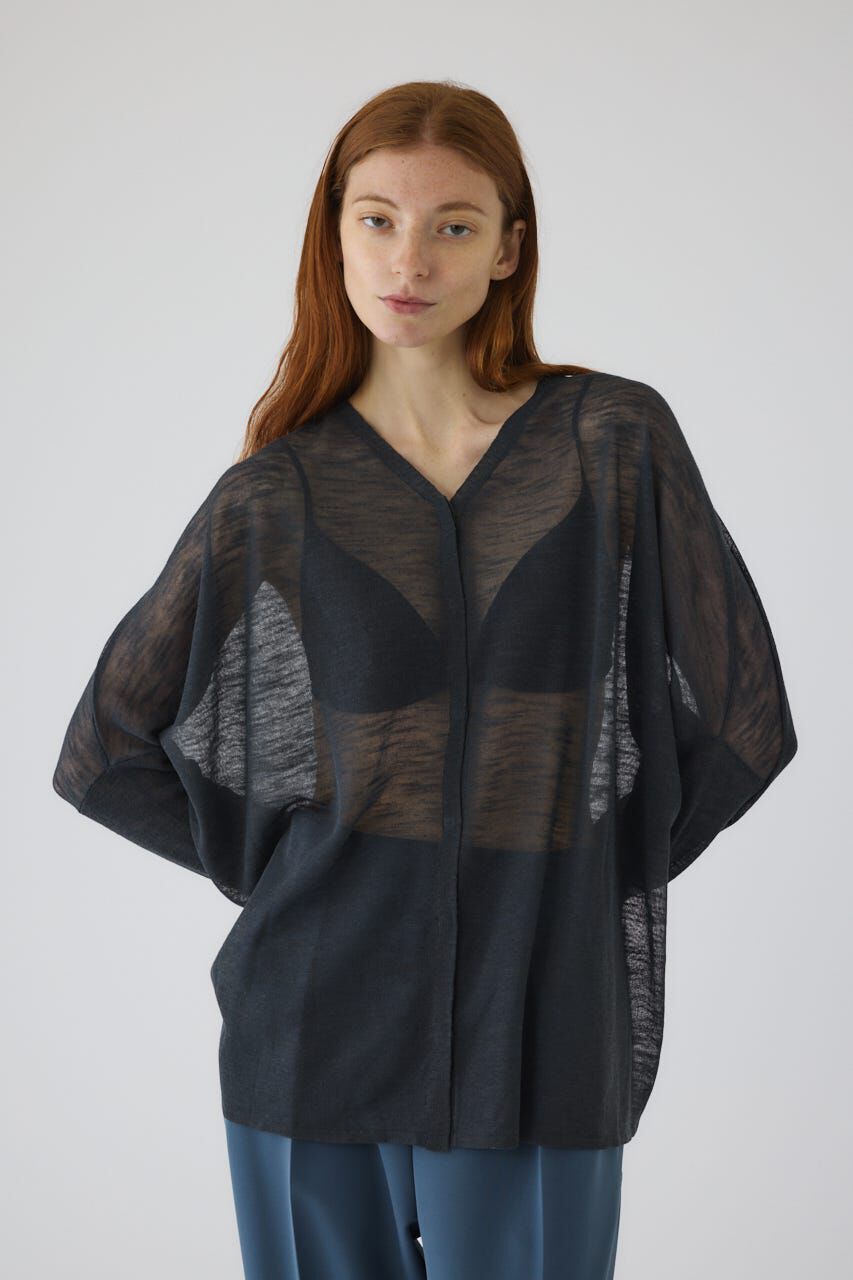 RIM.ARK 「Dry touch summer knit C/D」|カーディガン|