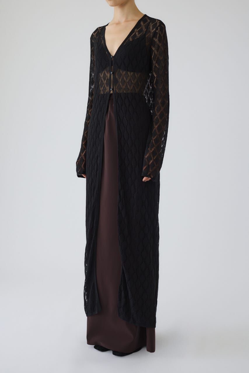 RIM.ARK 「Lace knit gown」|カーディガン|