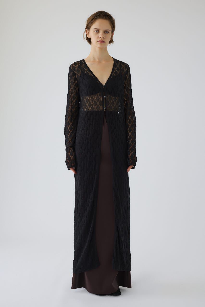 RIM.ARK 「Lace knit gown」|カーディガン|