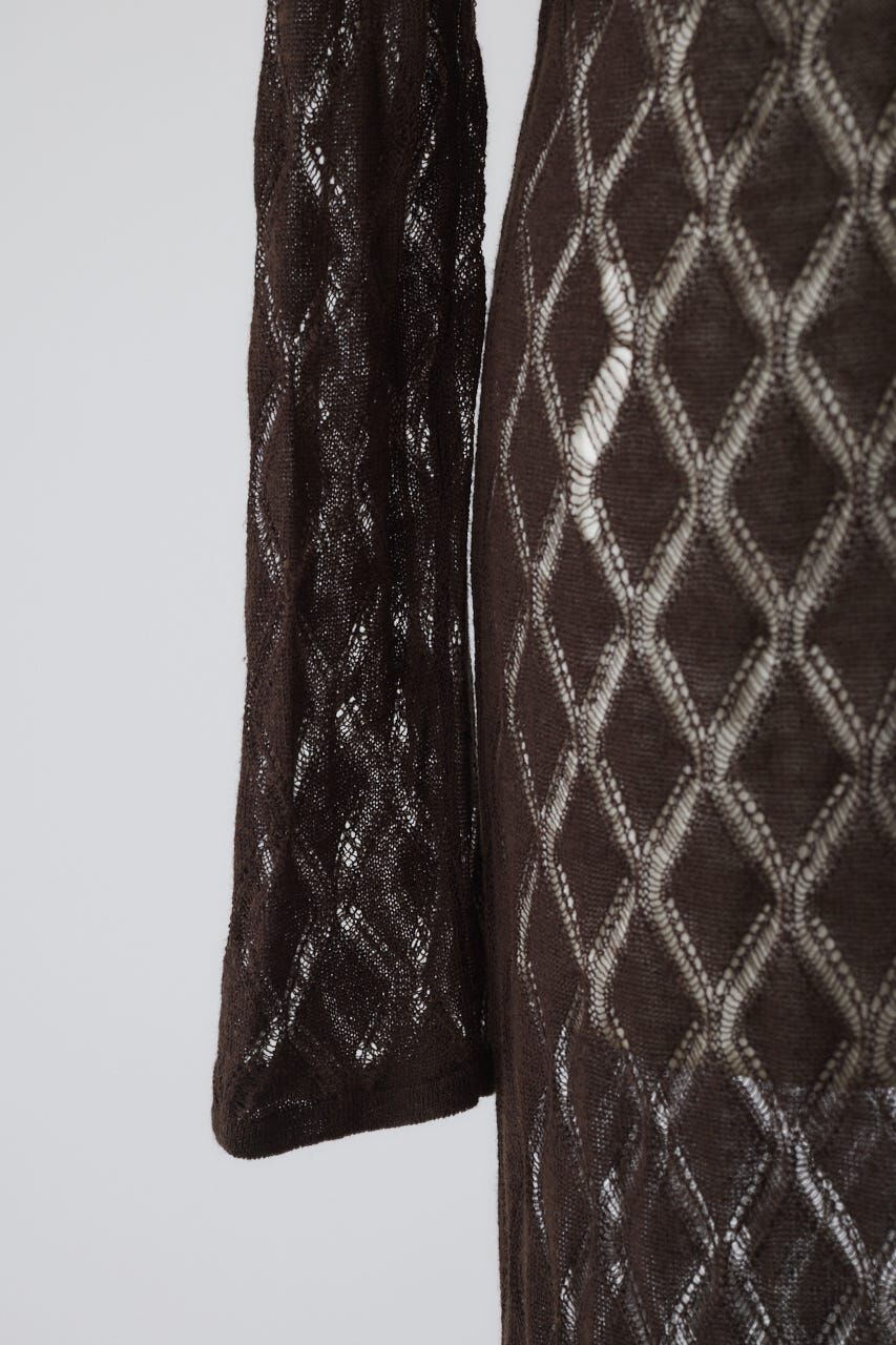 RIM.ARK 「Lace knit gown」|カーディガン|