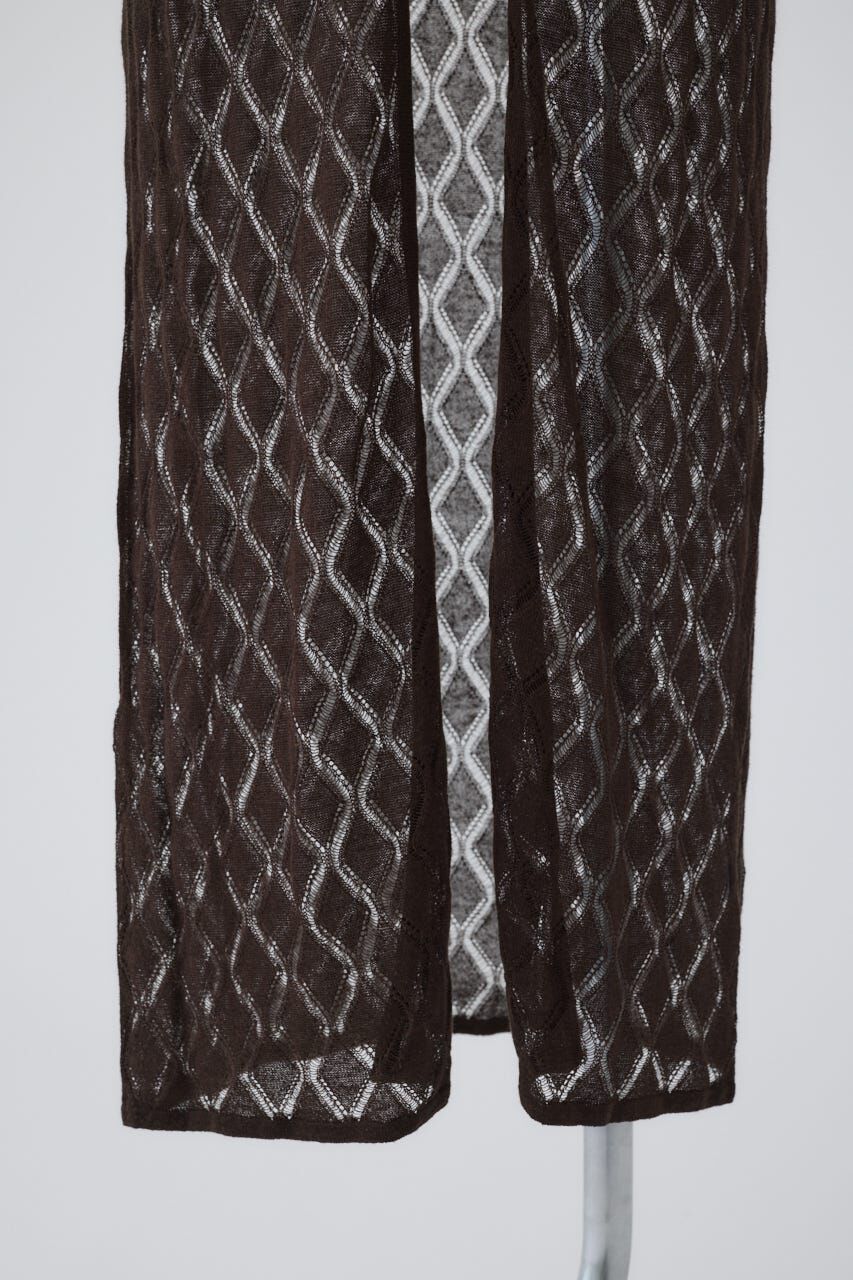 RIM.ARK 「Lace knit gown」|カーディガン|