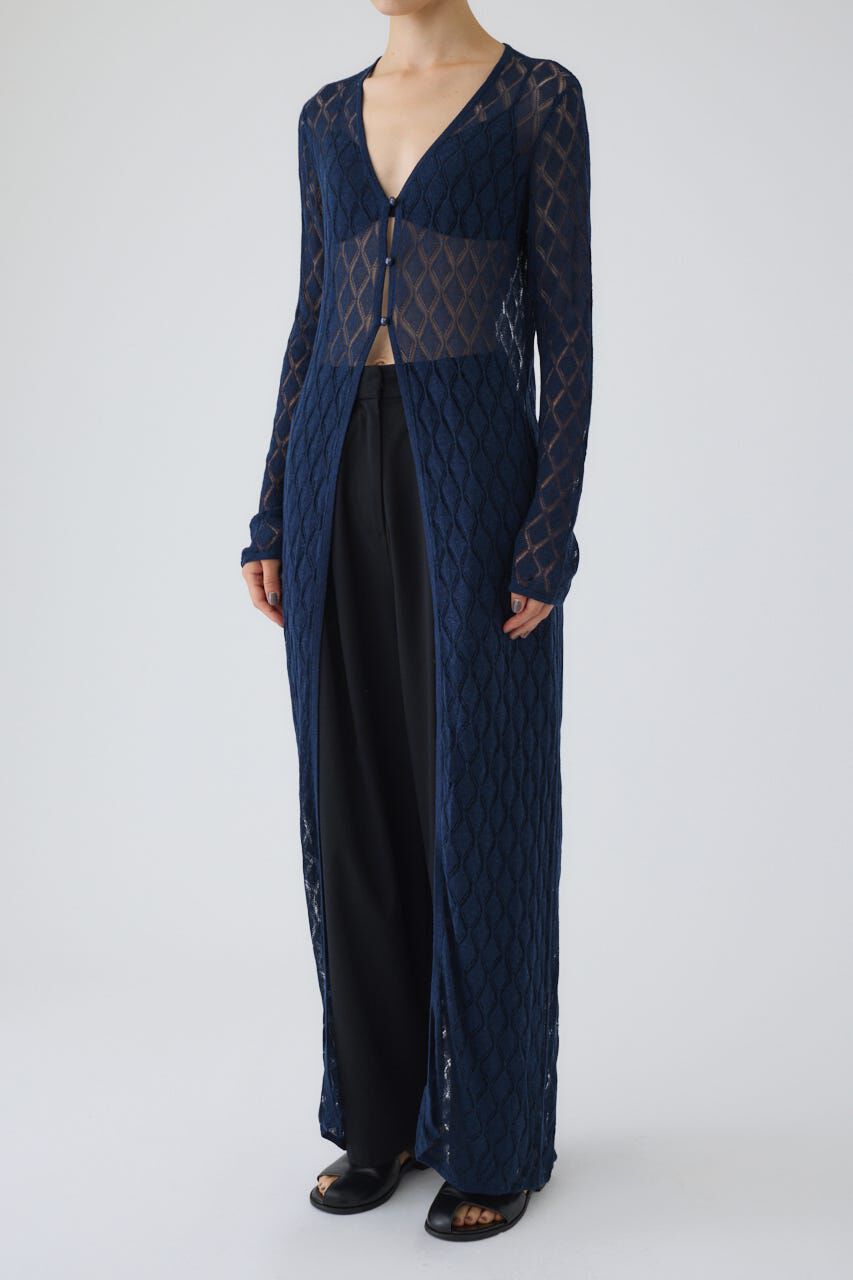 RIM.ARK 「Lace knit gown」|カーディガン|