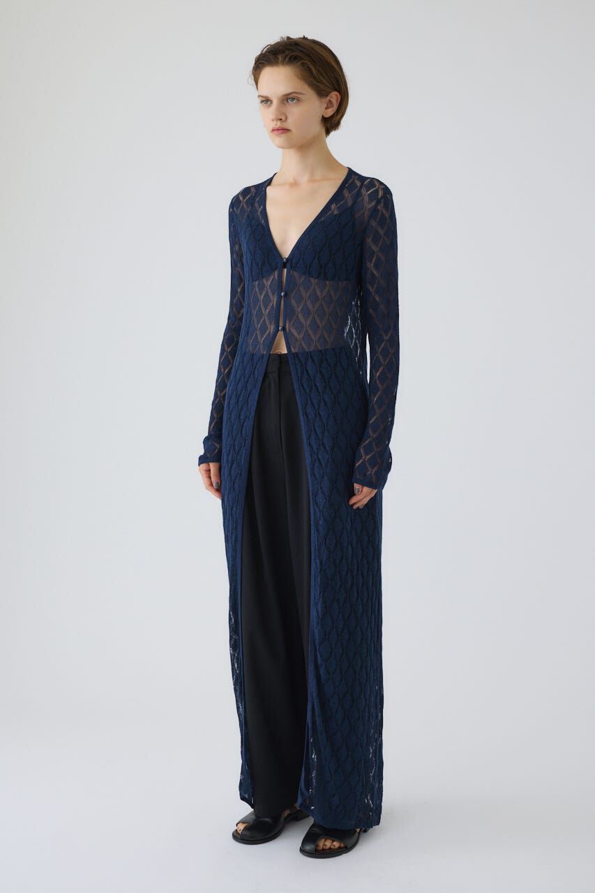 RIM.ARK 「Lace knit gown」|カーディガン|