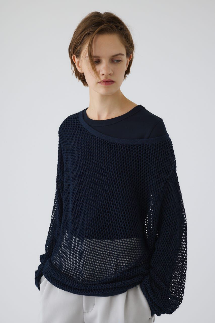 RIM.ARK 「See through long sleeve tops」|ニット・セーター|