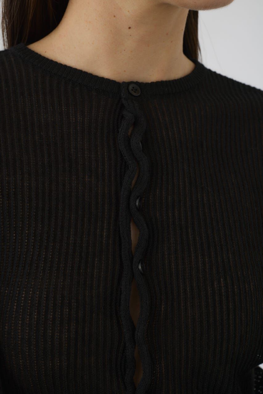 RIM.ARK 「Sheer rib spring knit」|ニット・セーター|