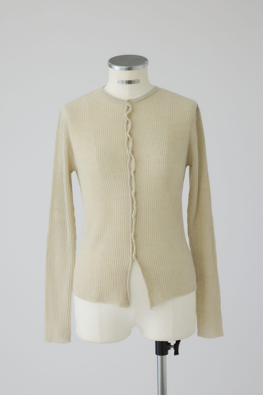 RIM.ARK 「Sheer rib spring knit」|ニット・セーター|BEG