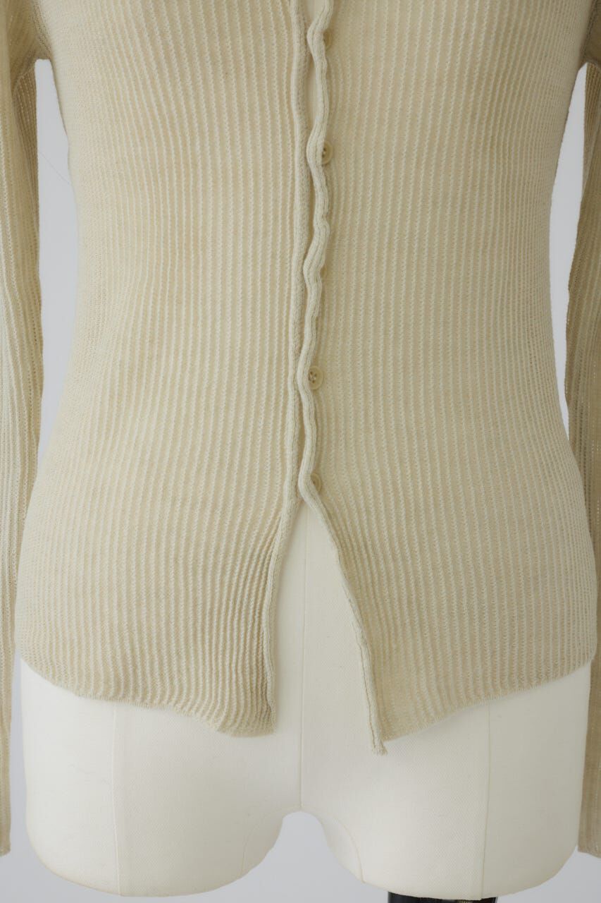 RIM.ARK 「Sheer rib spring knit」|ニット・セーター|