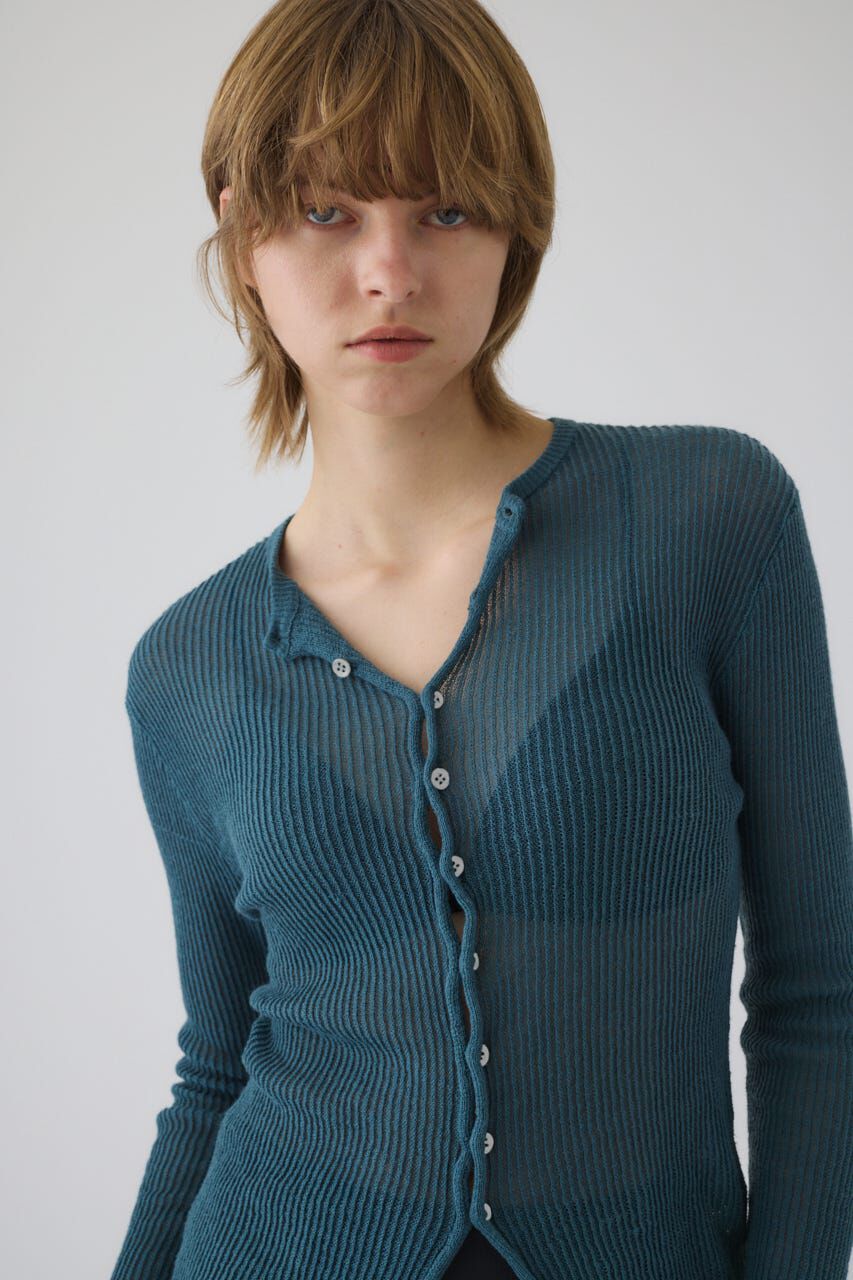 RIM.ARK 「Sheer rib spring knit」|ニット・セーター|