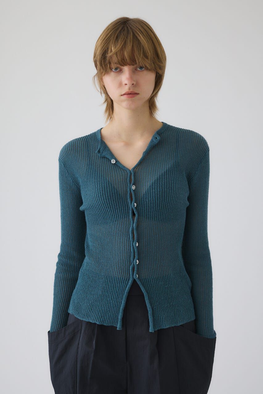 RIM.ARK 「Sheer rib spring knit」|ニット・セーター|