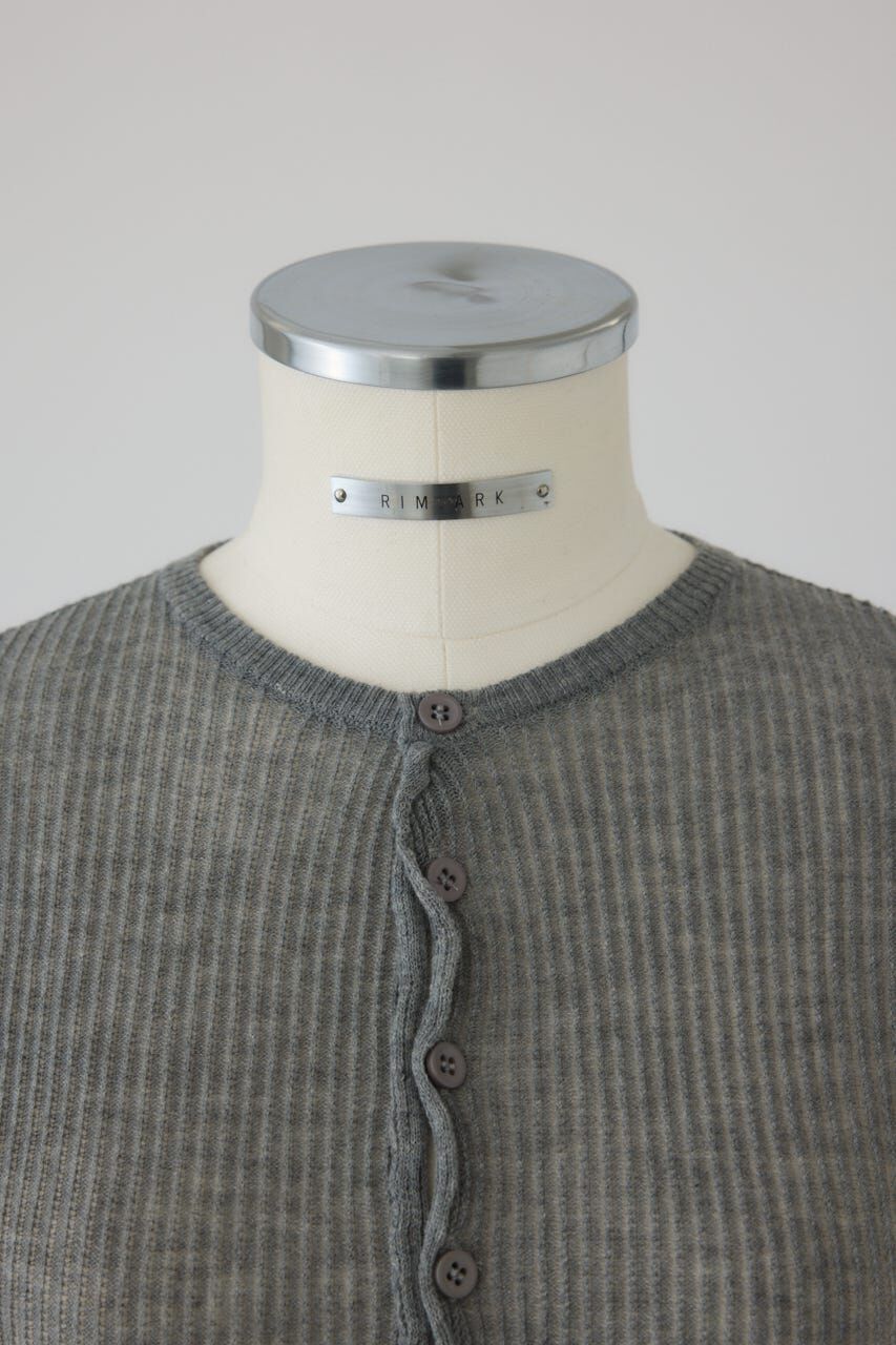 RIM.ARK 「Sheer rib spring knit」|ニット・セーター|
