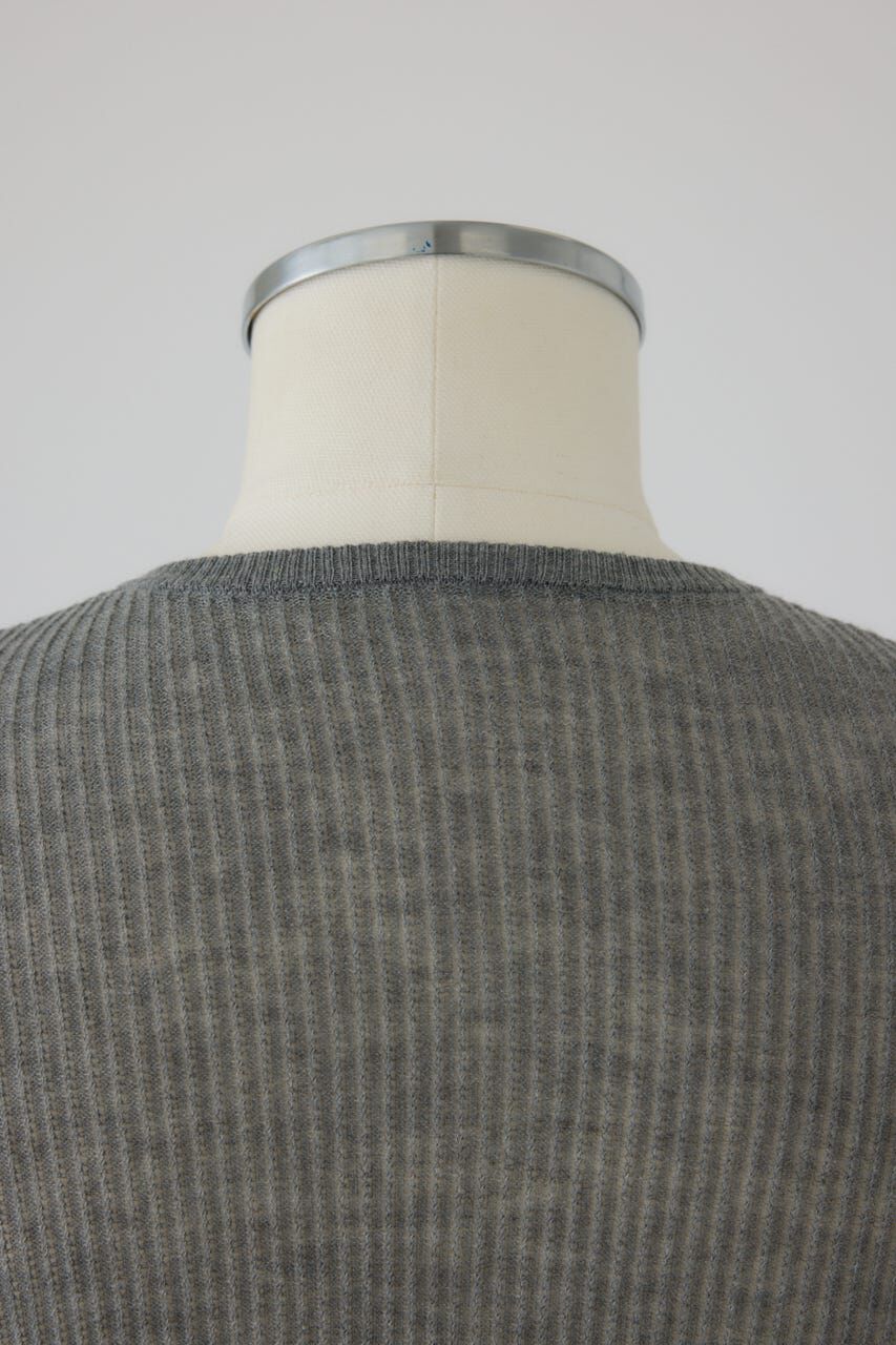 RIM.ARK 「Sheer rib spring knit」|ニット・セーター|
