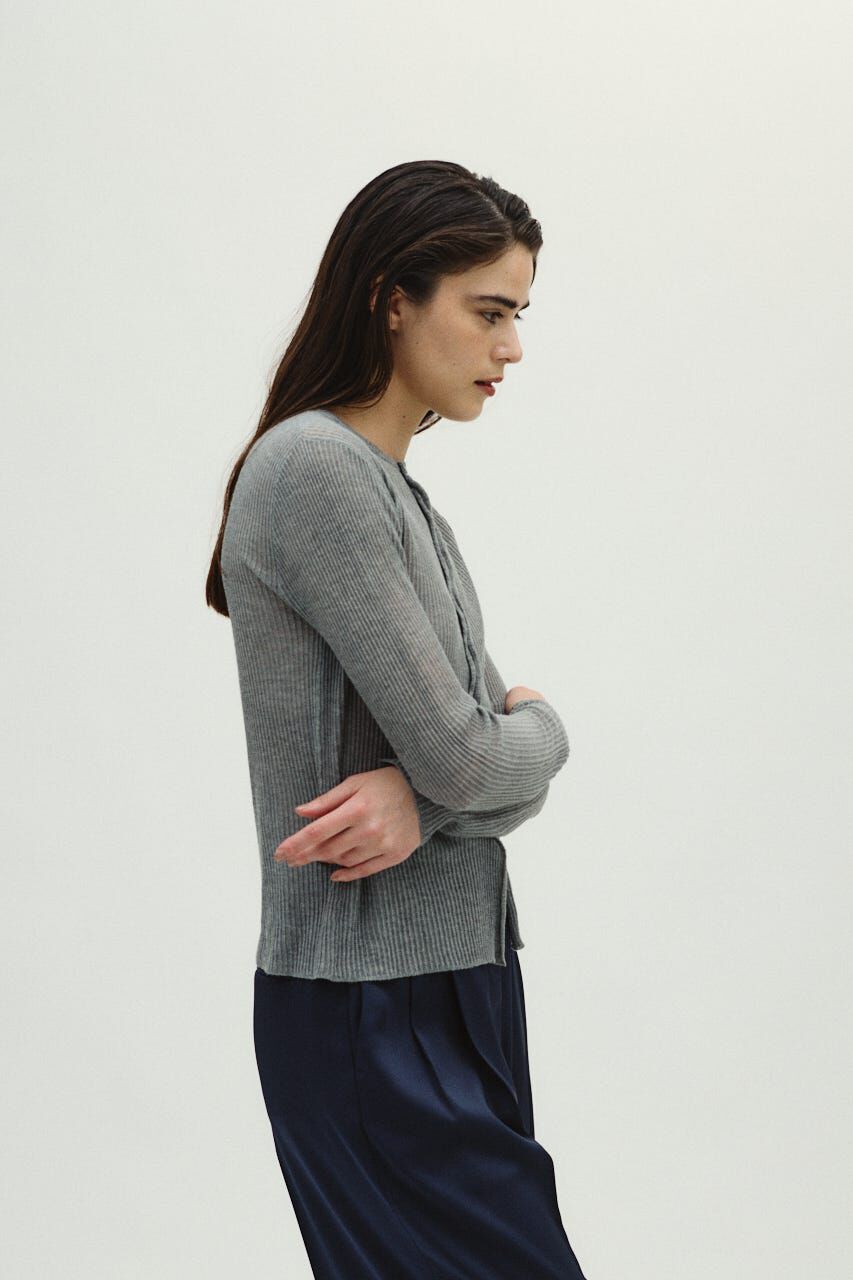 RIM.ARK 「Sheer rib spring knit」|ニット・セーター|