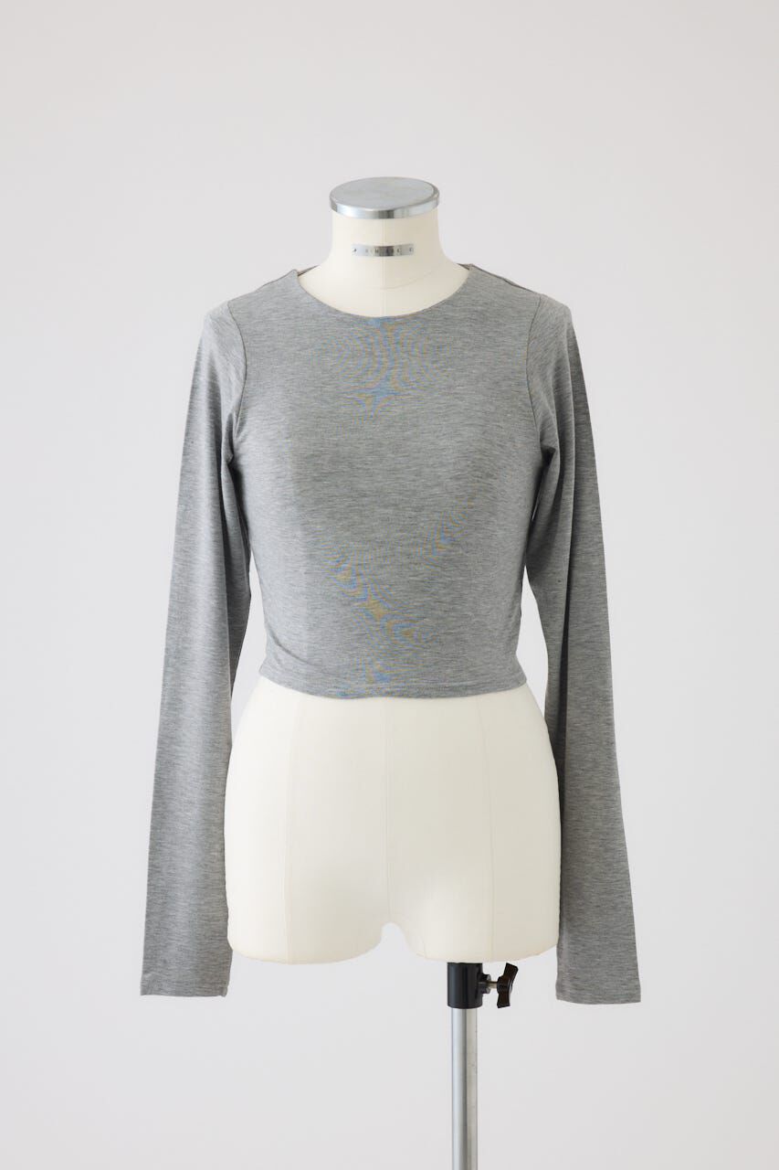 RIM.ARK 「Cropped tight tops」|Tシャツ・カットソー|T.GRY