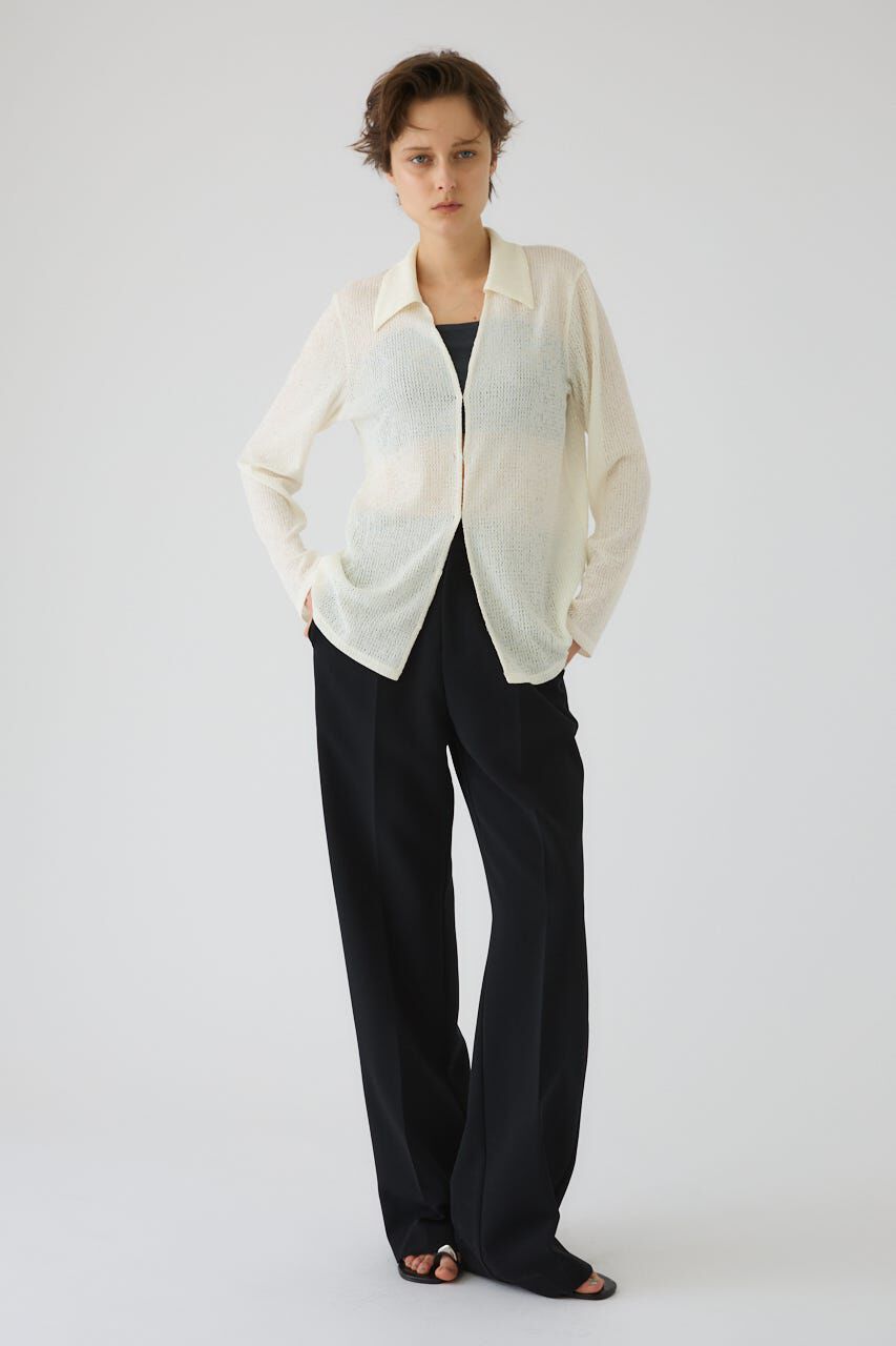 RIM.ARK 「Sheer lace hook tops」|シャツ・ブラウス|