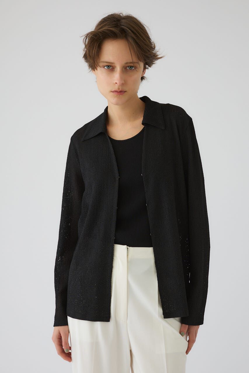 RIM.ARK 「Sheer lace hook tops」|シャツ・ブラウス|