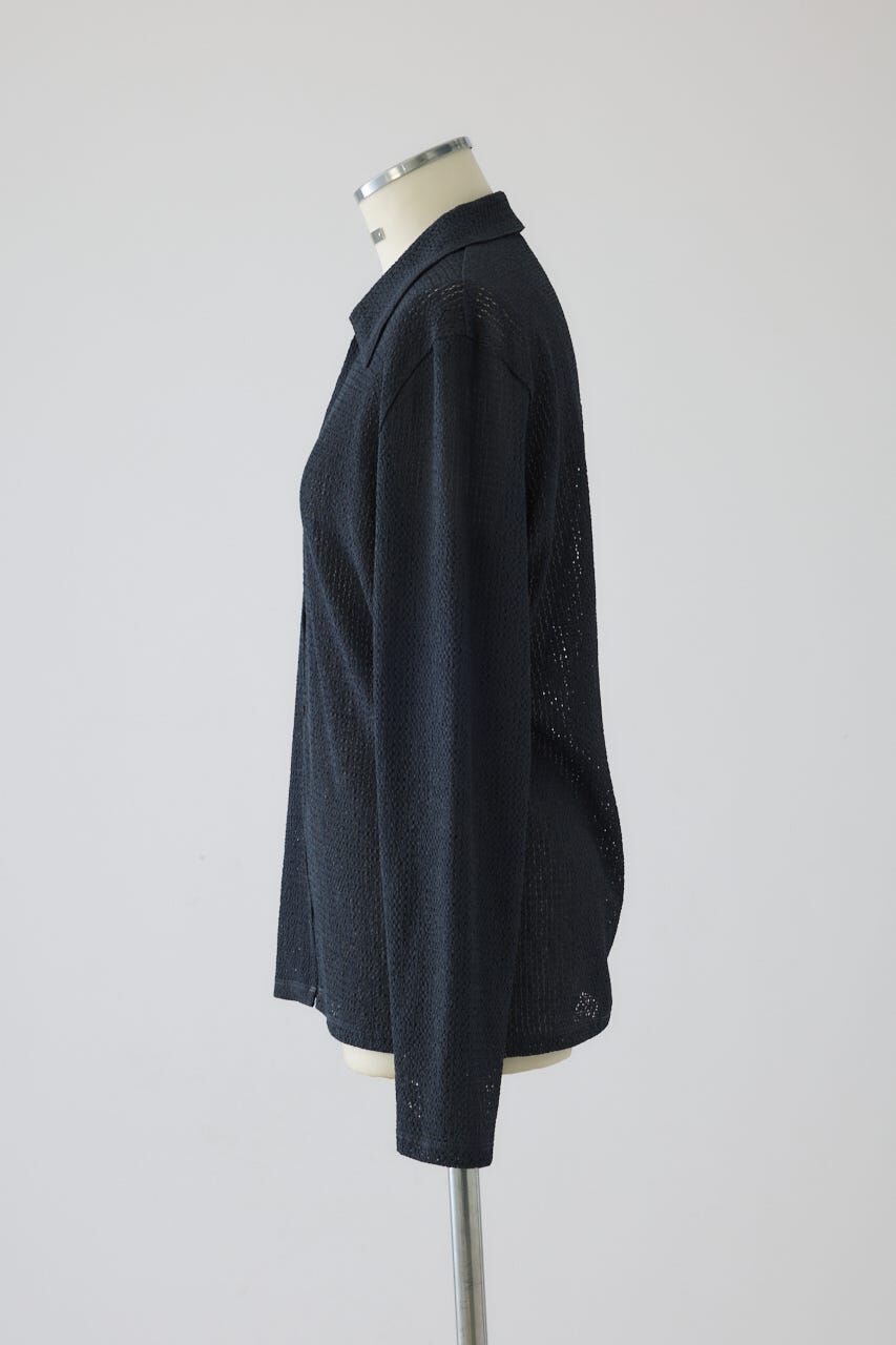 RIM.ARK 「Sheer lace hook tops」|シャツ・ブラウス|