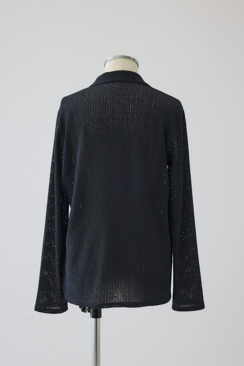 RIM.ARK 「Sheer lace hook tops」|シャツ・ブラウス|