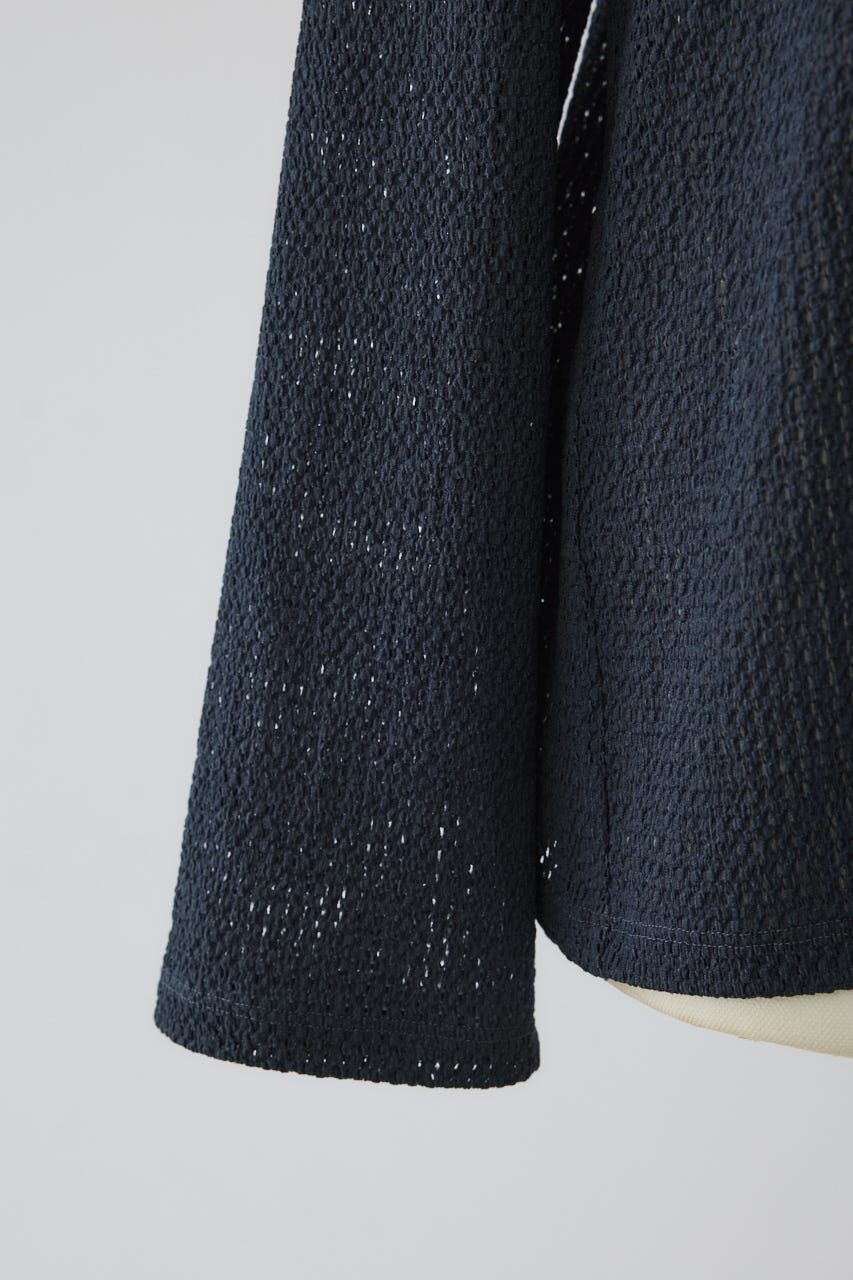 RIM.ARK 「Sheer lace hook tops」|シャツ・ブラウス|