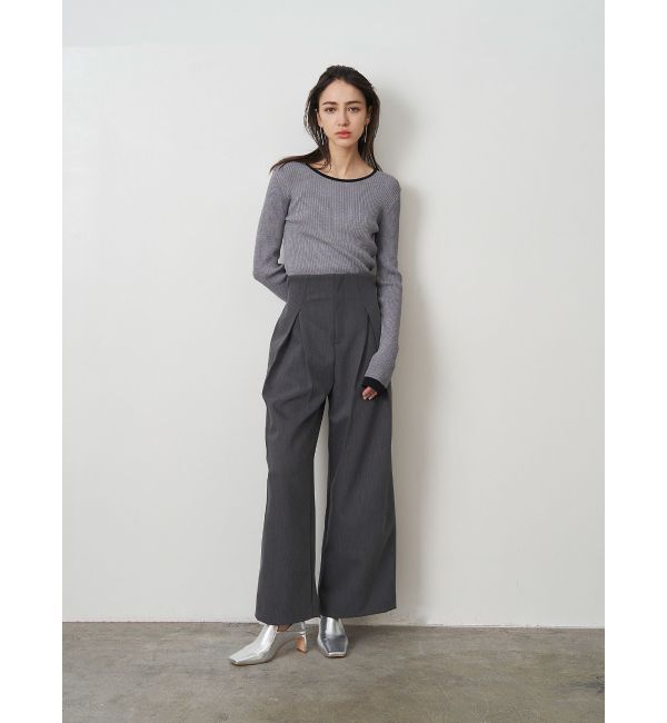 ELENDEEK「CLEAN TUCK PT」|その他|グレー