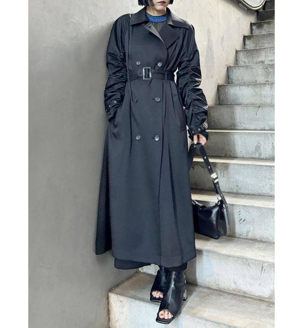 MURUA「ドッキングトレンチコート」|トレンチコート|ブラック