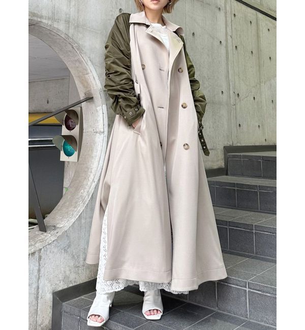MURUA「ドッキングトレンチコート」|トレンチコート|ベージュ