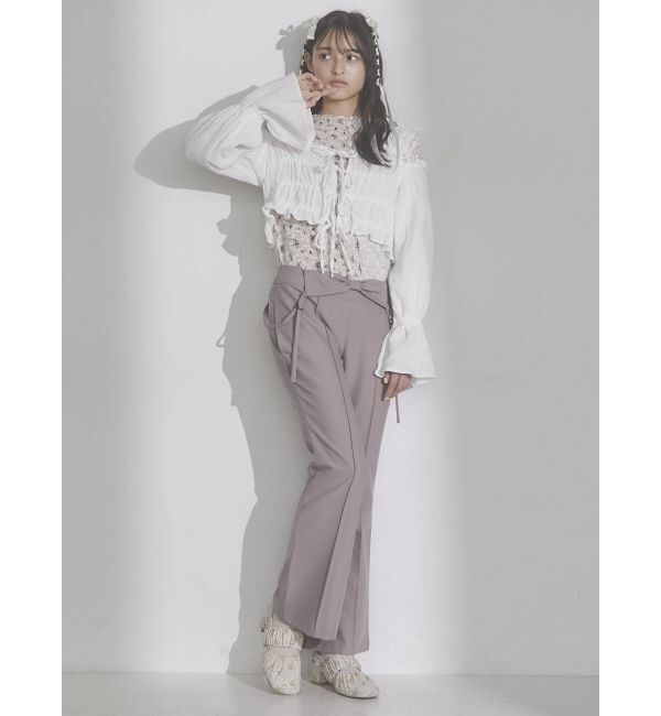 merry jenny「ローウエストribbonベルトパンツ」|その他|