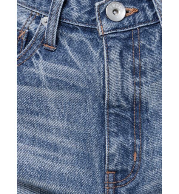 GYDA「ハイウエスト HIGH-END STRAIGHT SLIM デニムパンツ」|デニム|