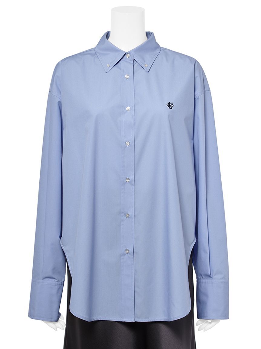 Mila Owen「カーブヘム釦ダウンオーバーシャツ」|シャツ・ブラウス|