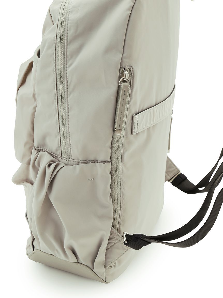 emmi atelier「eco レザーミックスバックパック/撥水」|リュック|